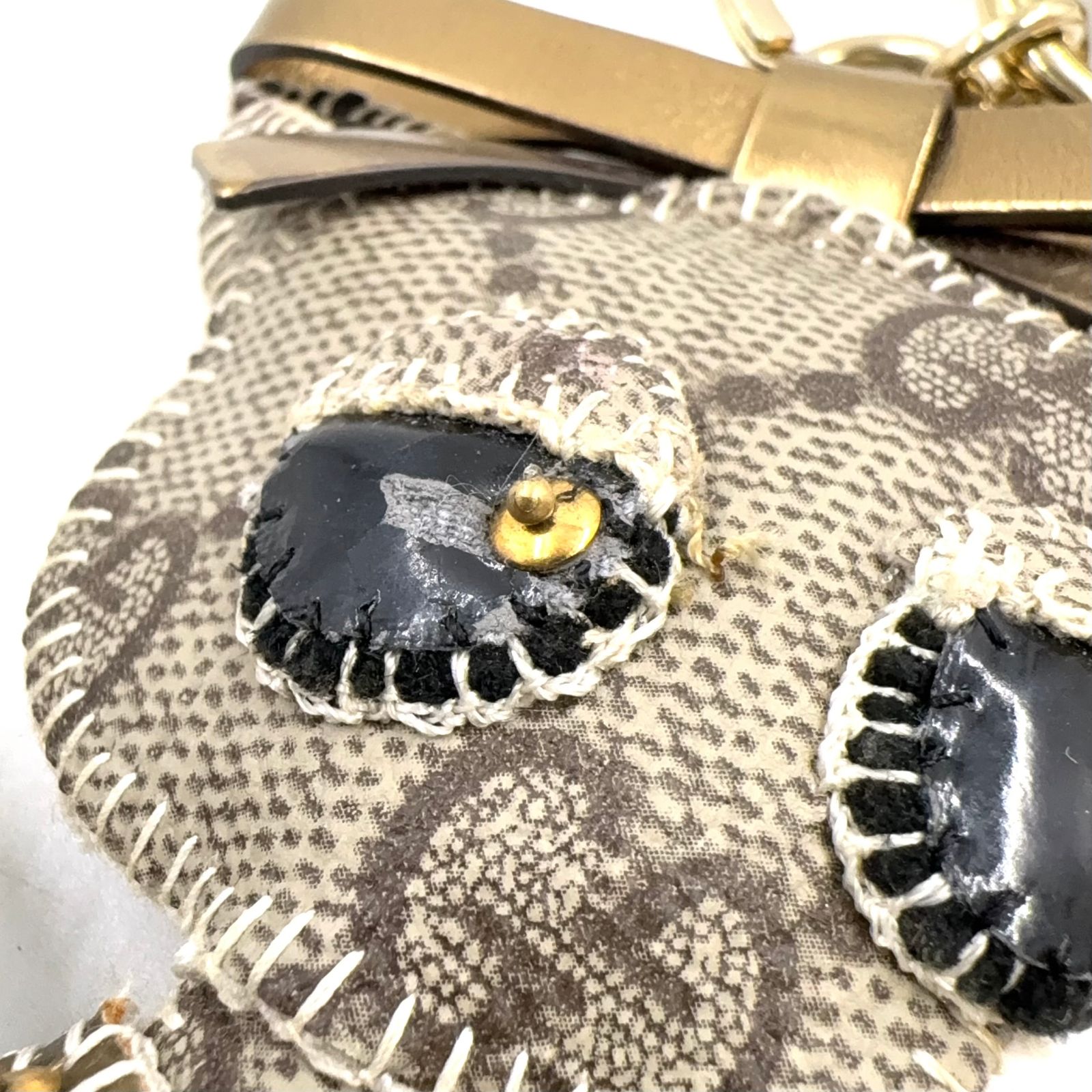 新着】GUCCI グッチョリ チワワ GGプラス レザー、PVC ベージュ