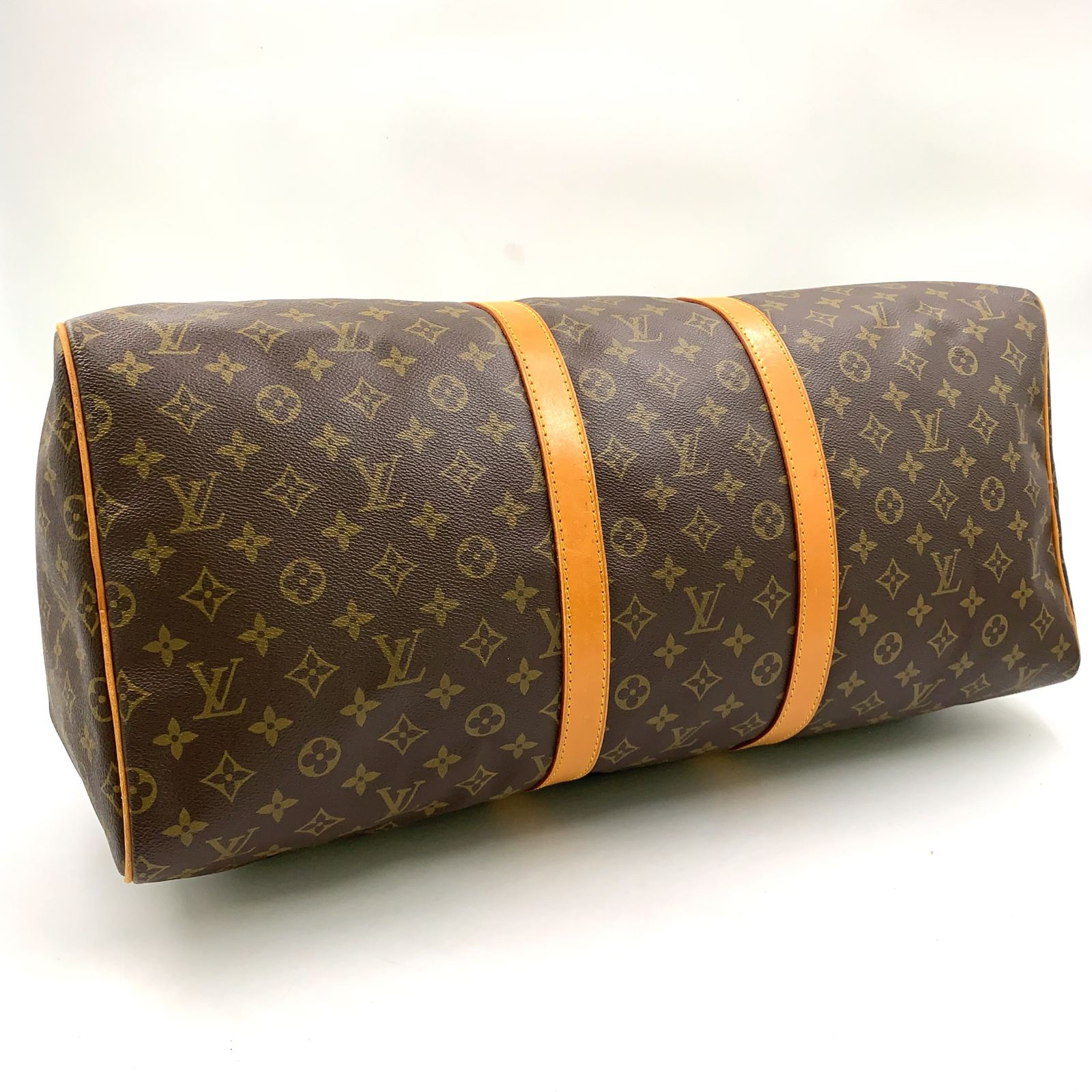 新着】LOUIS VUITTON キーポル55 モノグラム モノグラム レザー、PVC