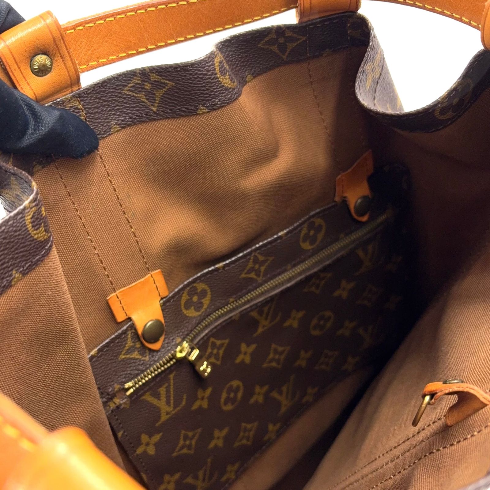 ボロボロ　Louis Vuitton ランドネGM 新着】LOUIS VUITTON ランドネGM モノグラム モノグラム レザー、PVC