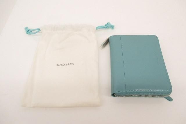 ティファニー TIFFANY&Co. ラウンドファスナー 財布 ティファニーブルー レディース 訳あり 8,510円