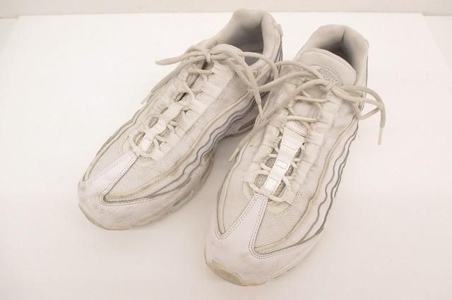ナイキ NIKE AIR MAX95 ESSENTIAL エアマックス95 CT1268-100 27cm ホワイト 白 メンズ 中古