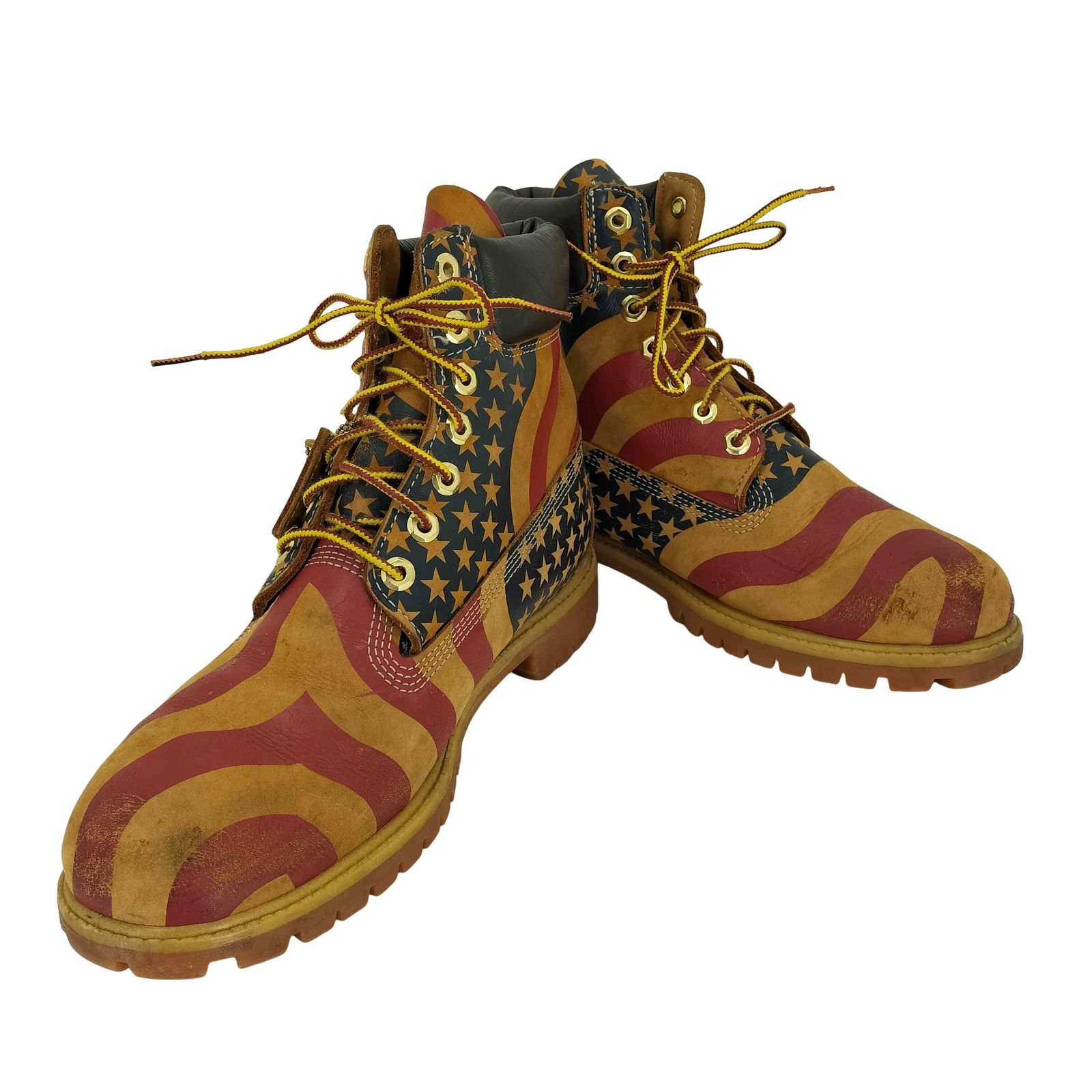 ティンバーランド Timberland 6inchi Boot Stars Stripes Wheat 星条旗 メンズ 9.5M