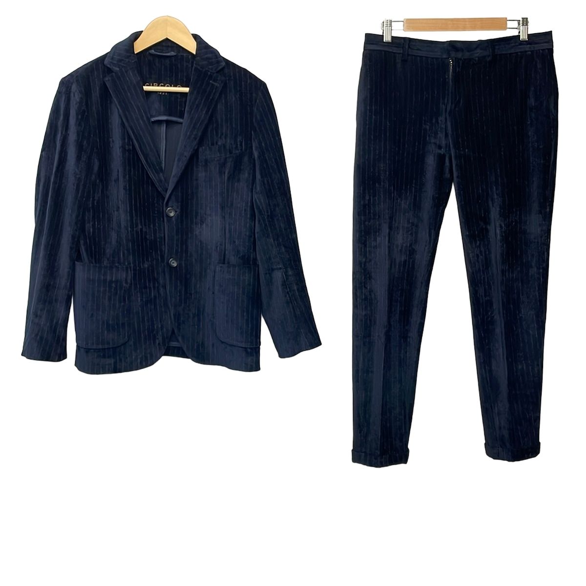 CIRCOLO1901(チルコロ) シングルスーツ メンズ美品 - ネイビー×ダーク