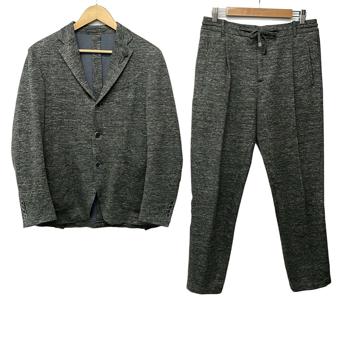 lardini(ラルディーニ) シングルスーツ メンズ美品 - ダークグレー