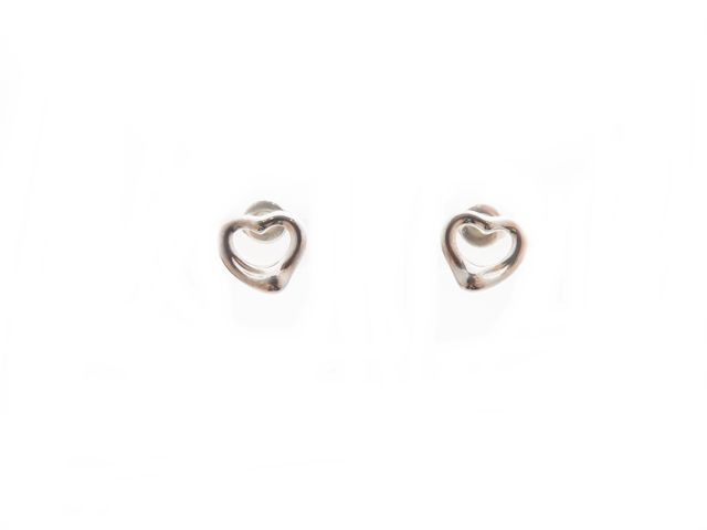 TIFFANY&Co. ティファニー オープンハートピアス/SV/2.1g ピアス シルバー SV シルバー レディース【中古】437