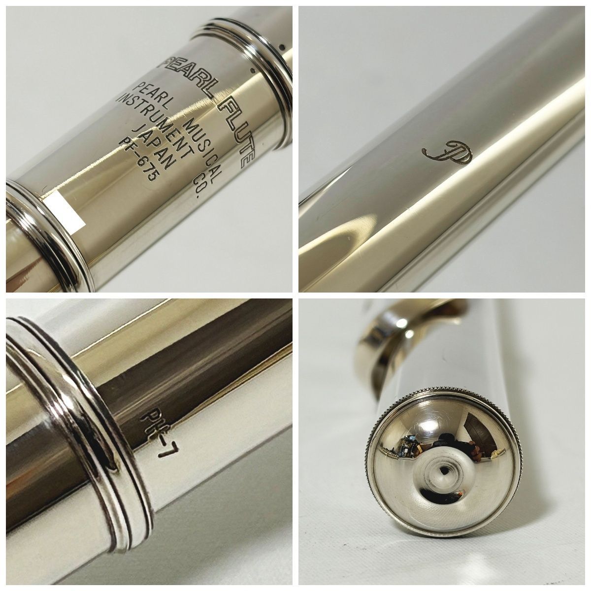 Pearl FLUTE パール フルート PF-675E 頭部管銀製 PH-7 Eメカ付き