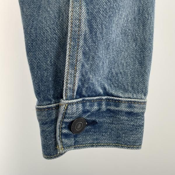 中古】LEVI'S PEANUTS デニムジャケット 青 サイズM 背中プリント接げ