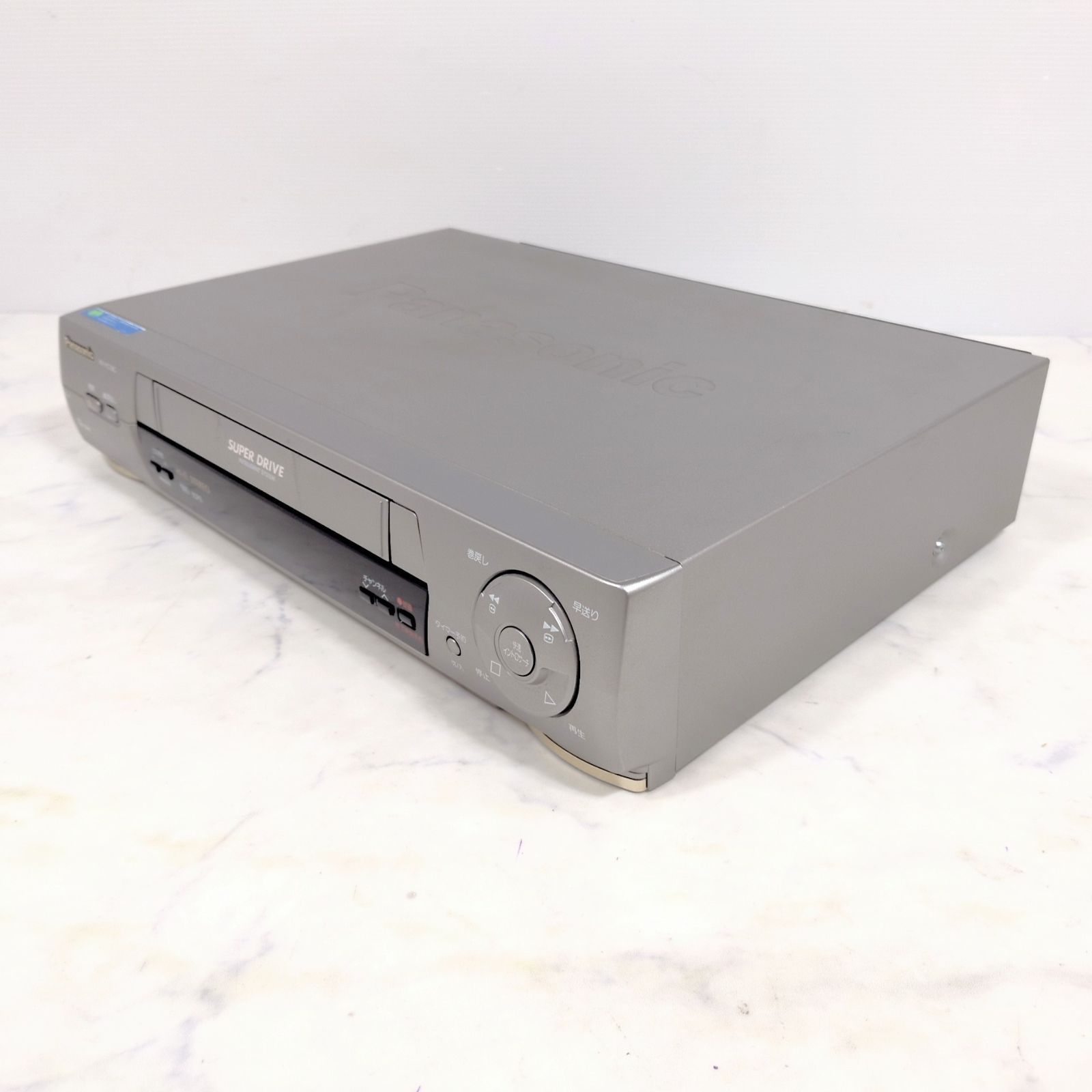 パナソニック VHSビデオデッキ NV-H230G リモコン付 - メルカリ