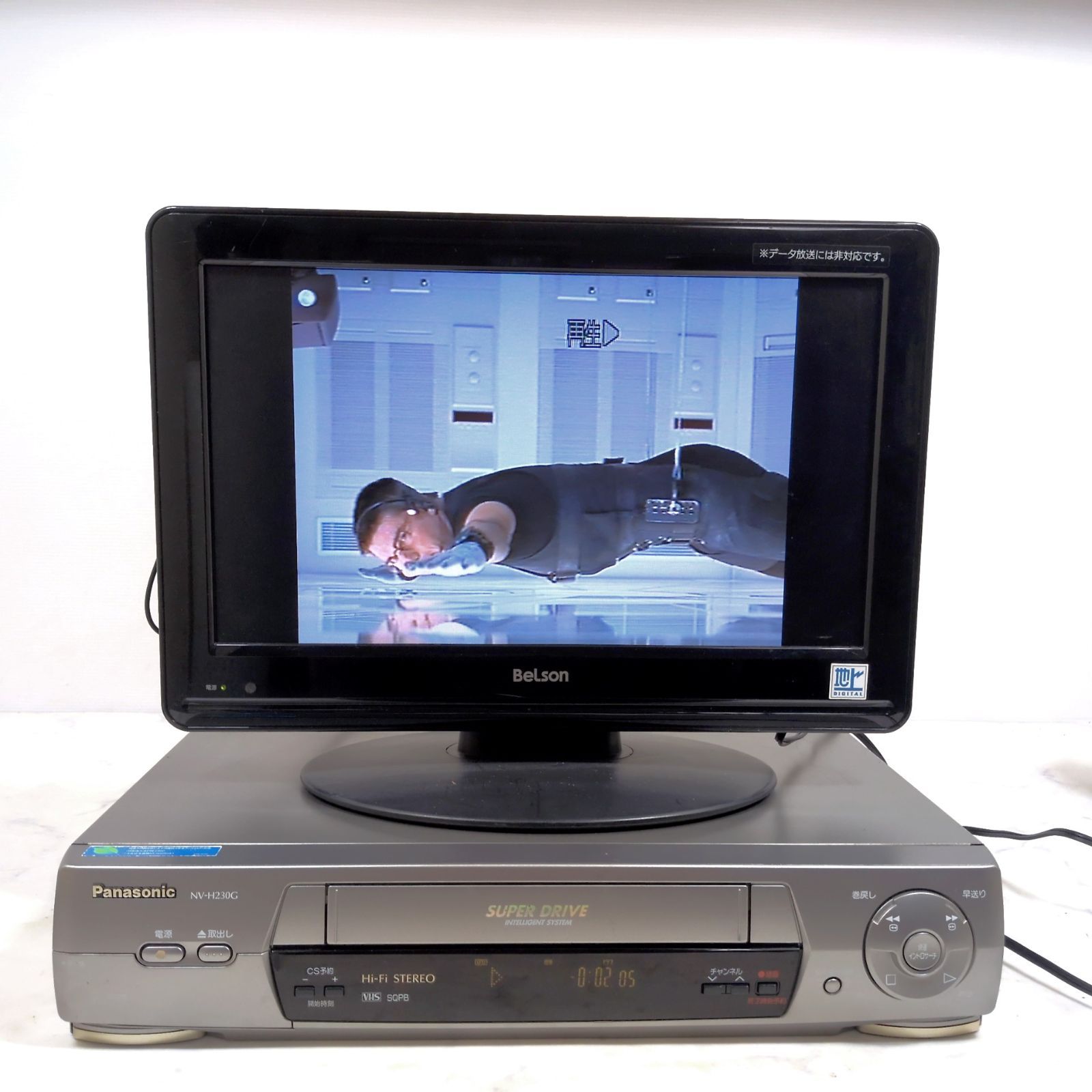 パナソニック VHSビデオデッキ NV-H230G リモコン付 - メルカリ