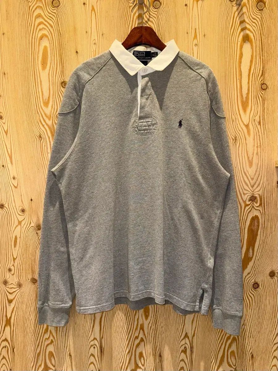 ポロ ラルフローレン ラグビーシャツ グレー 10,038円