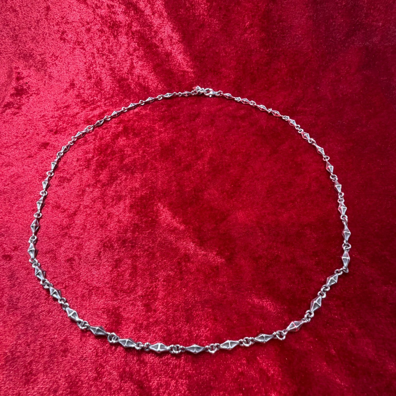 美品 ネックレス タイニーボーン 60cmx28.5g ブラッディマリー/Bloody