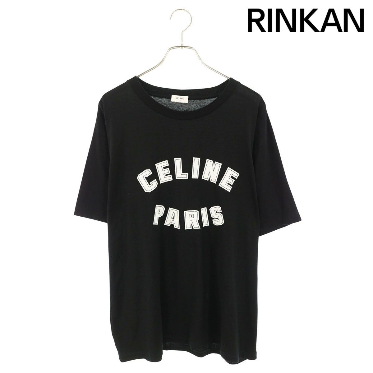 セリーヌ 2X84N671Q ロゴプリントルーズフィットTシャツ メンズ XL