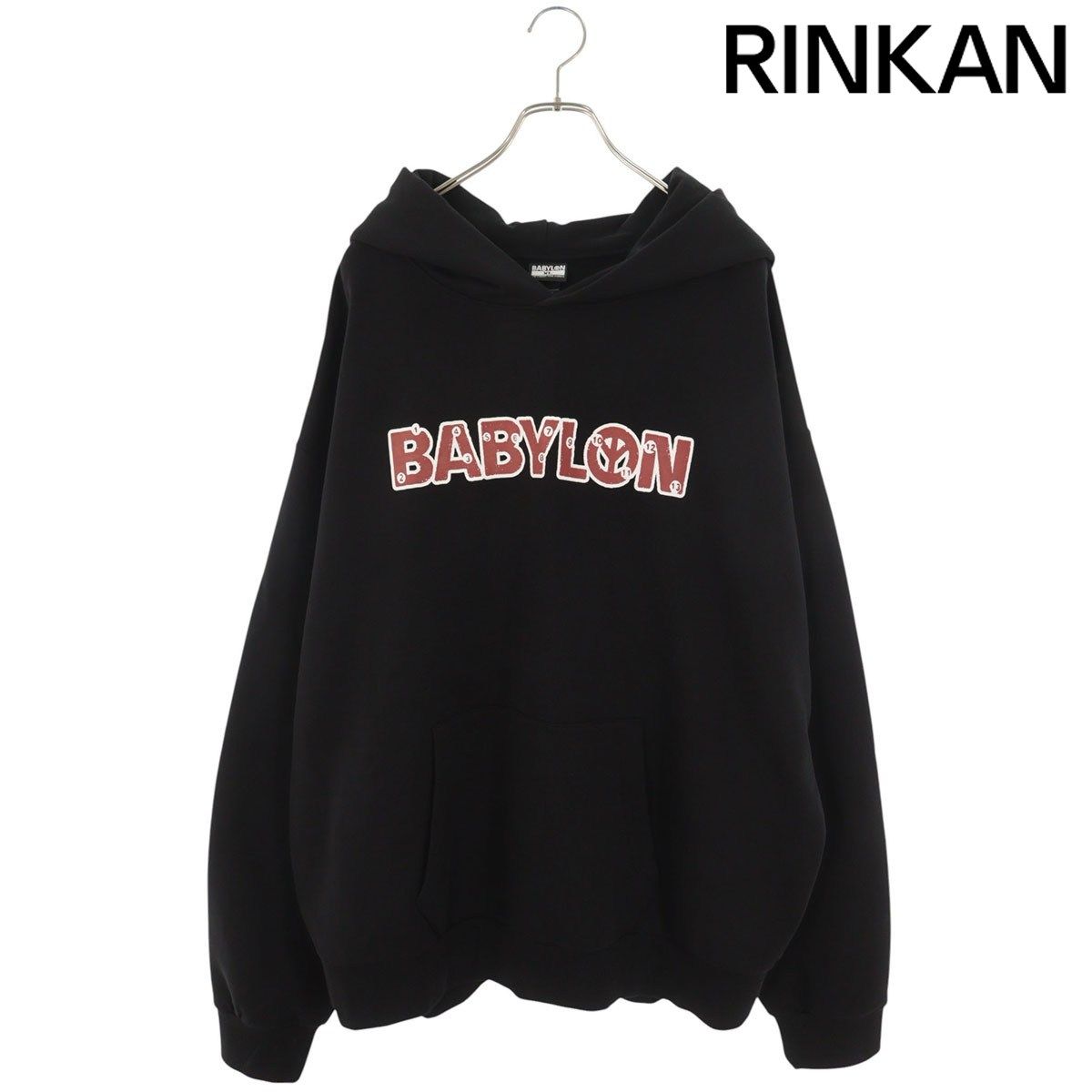 バビロンエルエー フロントプリントパーカー メンズ XL