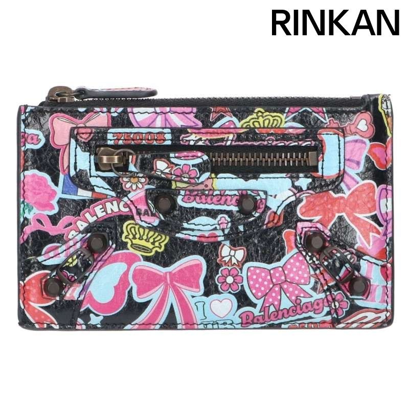 バレンシアガ 810607 Le City Long ル シティ ロングレザーカードケース メンズ