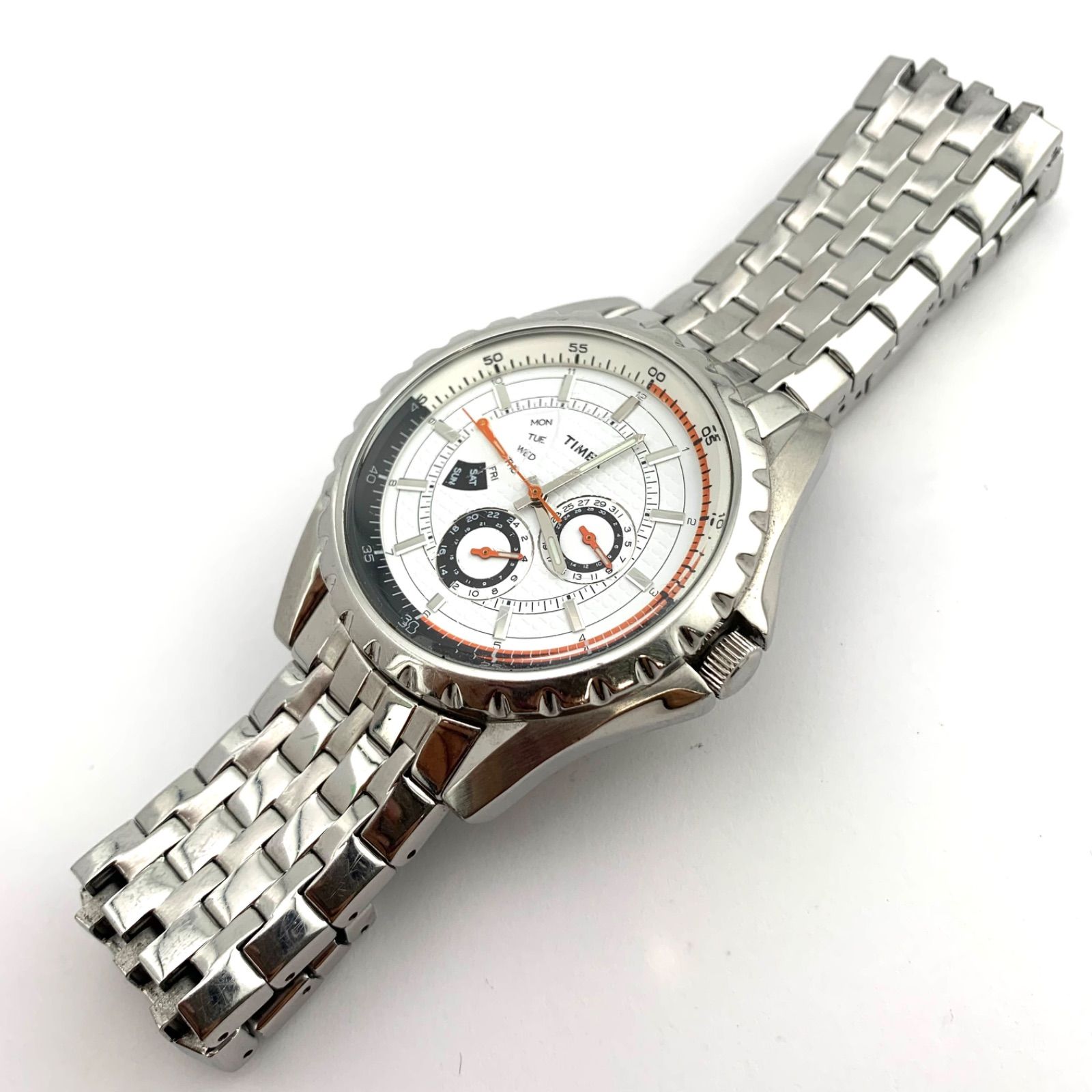 ジャンク】TIMEX V7 クォーツ 腕時計 マルチファンクション - メルカリ