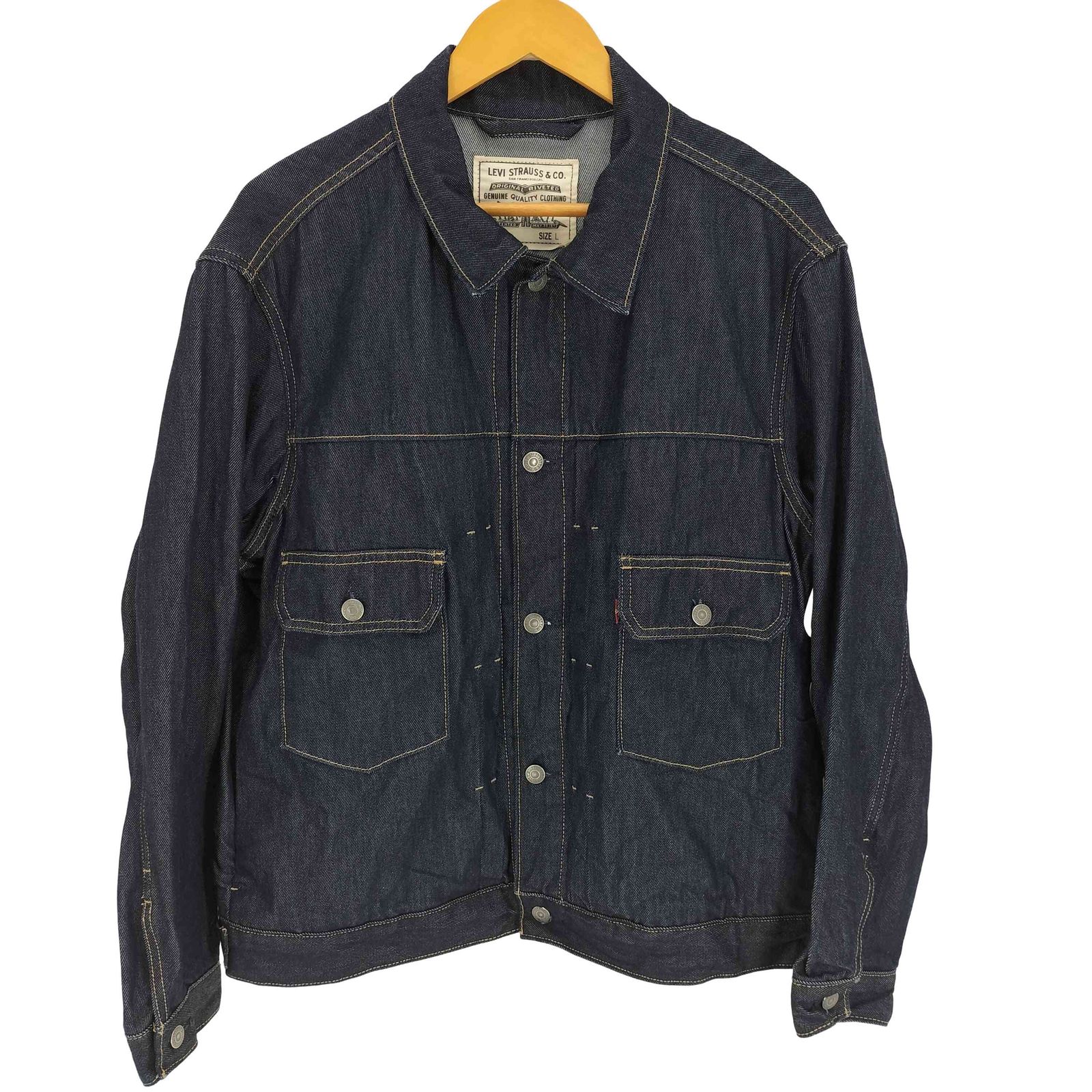 Gジャン・デニムジャケットリーバイス Levis WELLTHREAD(R) TYPE II 