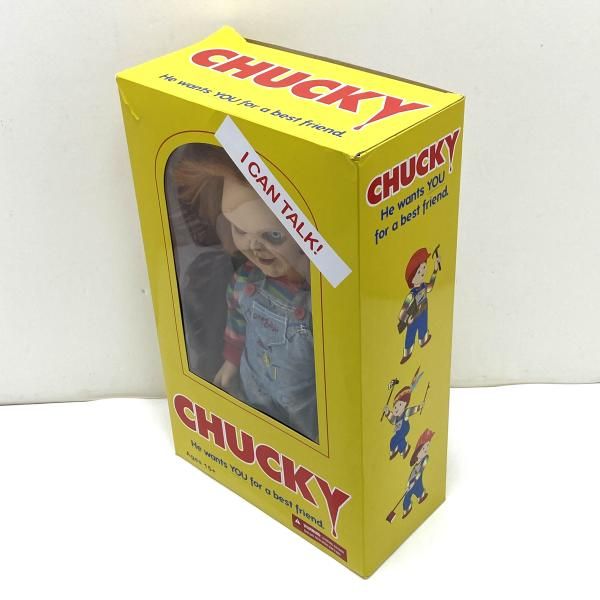 【中古】【開封/箱傷み有】グッドガイ チャッキー(ナイフに血無し) 「チャイルドプレイ2」 15インチ トーキングフィギュア[95]