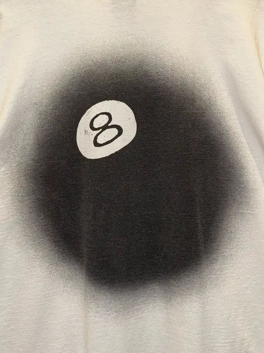STUSSY 8ボール フェイド ロングスリーブ Tシャツ