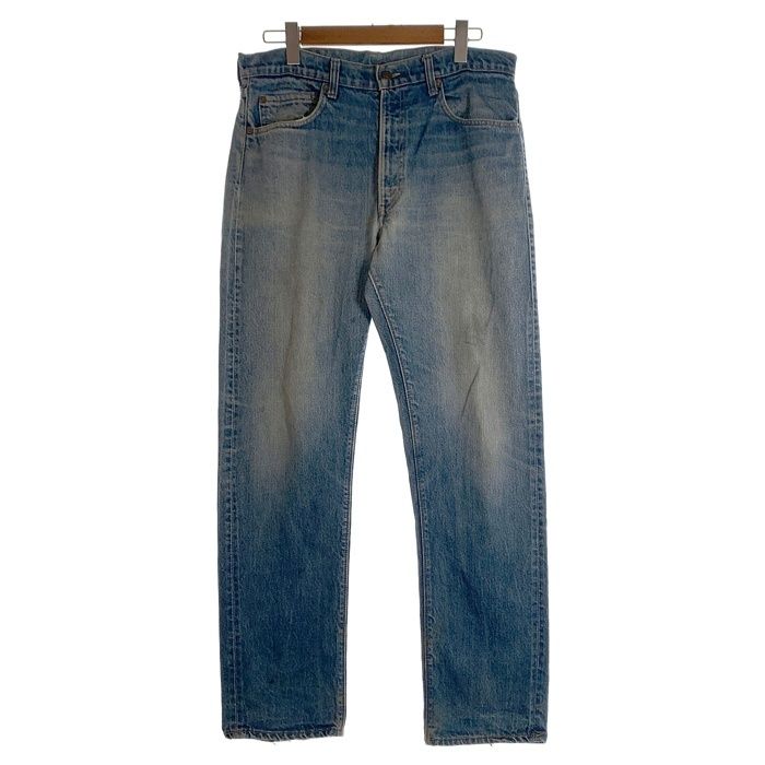 70's Levi's リーバイス 505 ボタン裏5 42TALON ジップ 黒カンヌキ デニムパンツ 505-0217 ライトブルー USA製 Size W35 L32
