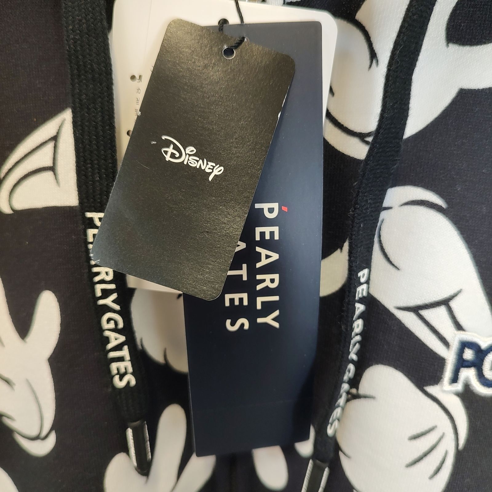 PEARLY GATES パーリーゲイツ ゴルフ × Disney ミッキー柄 ジップ
