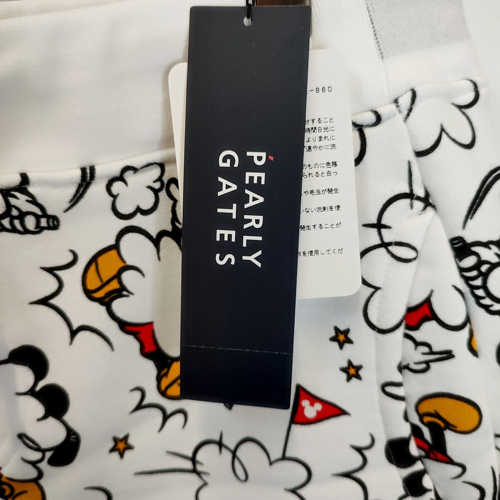 PEARLY GATES パーリーゲイツ ゴルフ × Disney ミッキー柄 スカート