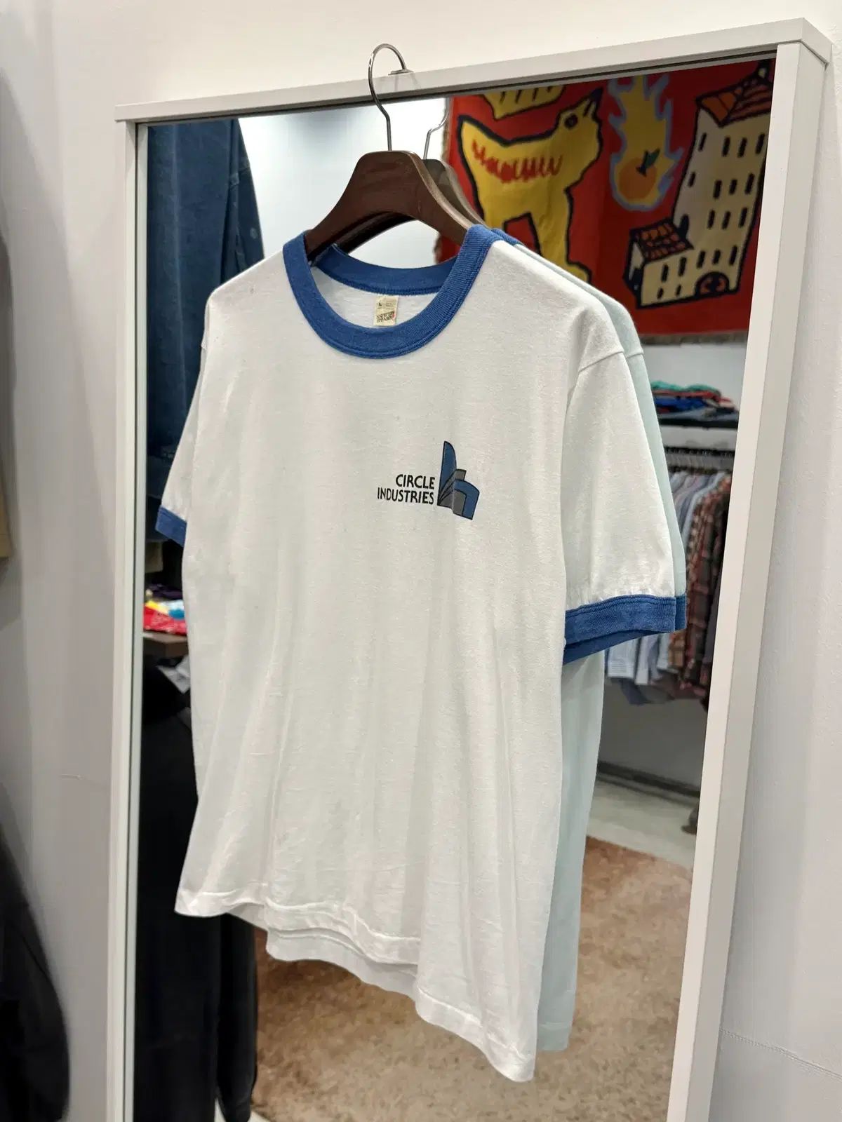 80s Screen Stars ヴィンテージ リンガー 半袖 Tシャツ (USA)