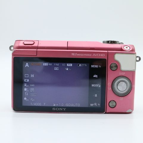 新品充電器付き！！＞＞【並品】SONY ソニー Alpha NEX-3N Pink ピンク