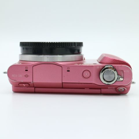 新品充電器付き！！＞＞【並品】SONY ソニー Alpha NEX-3N Pink ピンク