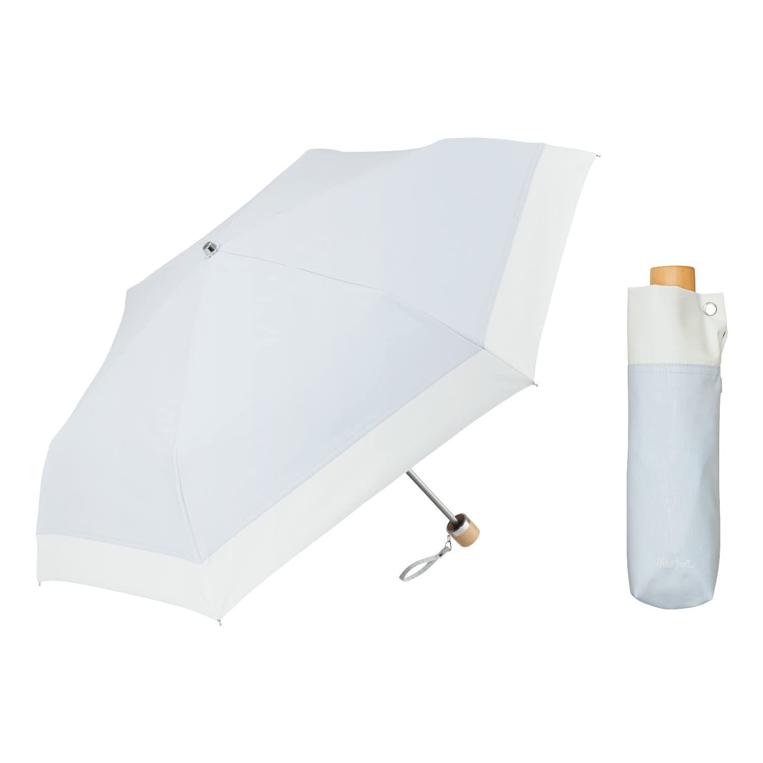 -40℃の遮熱効果 COKAGE+ 日傘 折りたたみ 3段 木手元 50cm 完全遮光 生地使用 晴雨兼用 100% 遮光 遮熱率61％ 東レ サマーシールド UVカット 軽量 遮熱 耐風 撥水 コンパクト 折り畳み傘 紫外線対策 日焼け対策 メンズ レディー