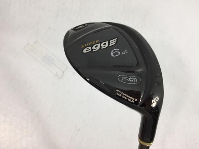 返品OK 【中古ゴルフクラブ】【美品】プロギア SUPER egg (金エッグ) ユーティリティ 2017(高反発) オリジナルカーボン U6