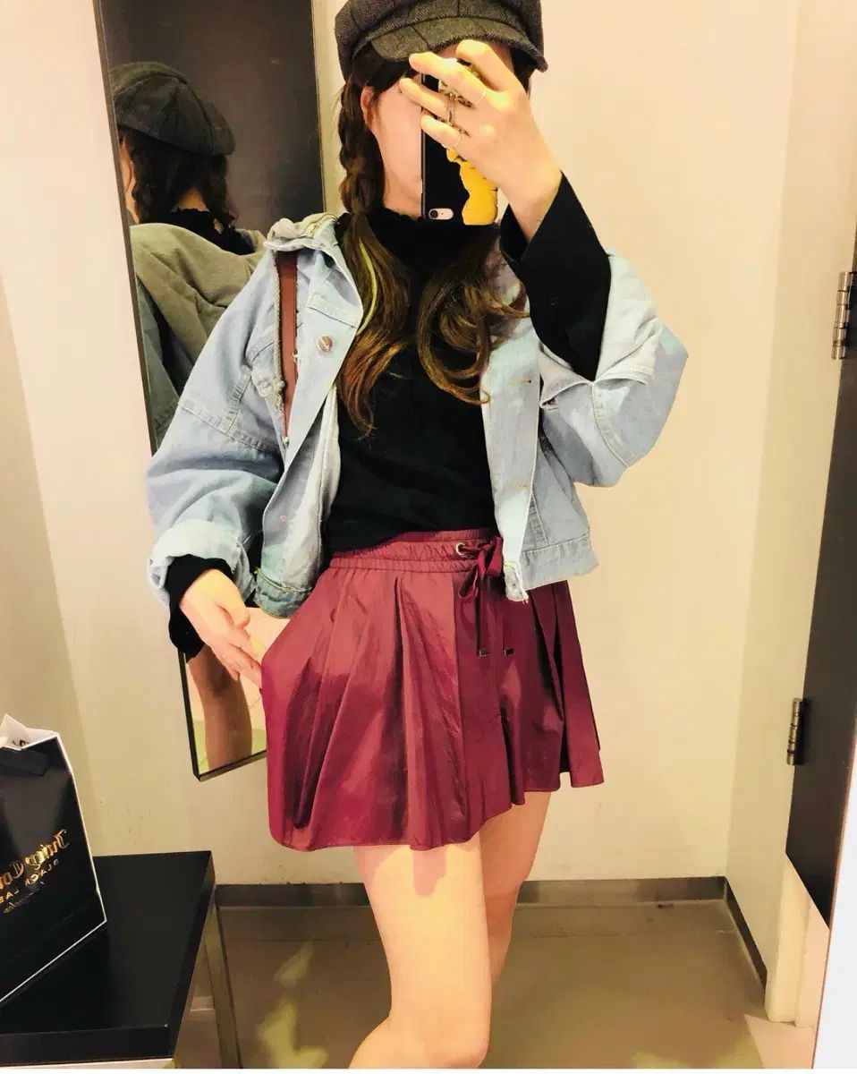 BIRD by JUICY COUTURE バーガンディ キュロット