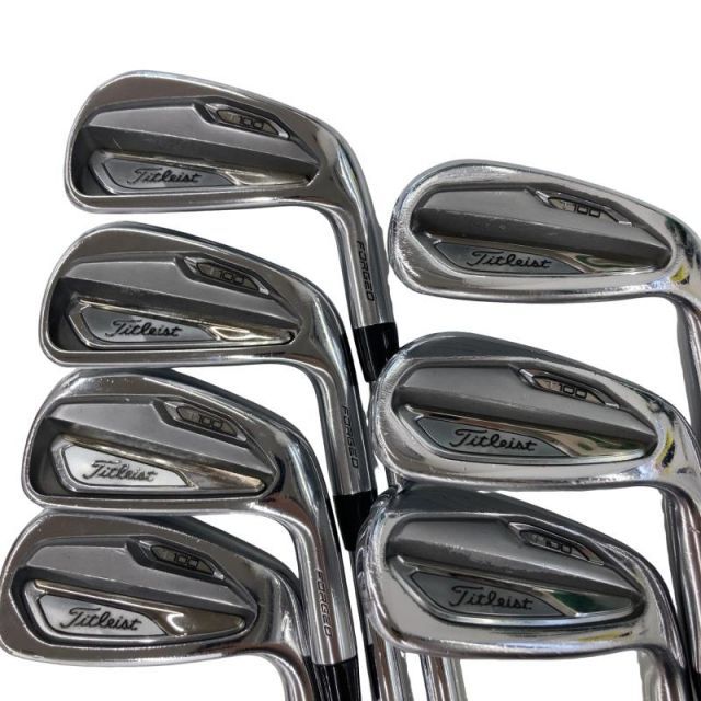【中古】 タイトリスト Titleist T100 7S アイアンセット IR 純正特注シャフト (フレックスS) メンズ 男性用 右利き 右用 Cランク ゴルフクラブ