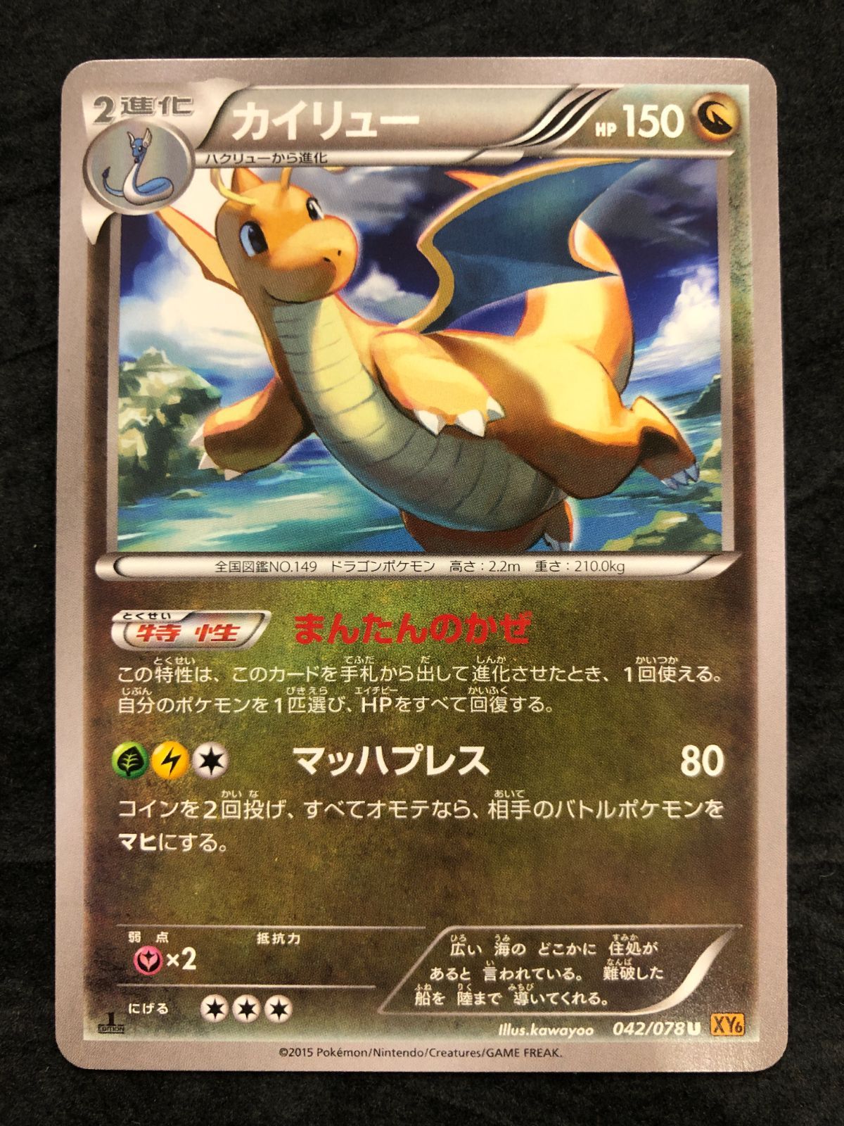 ポケモンカード ミニリュウ C XY6 040/078 ハクリュウ C XY6 041/078