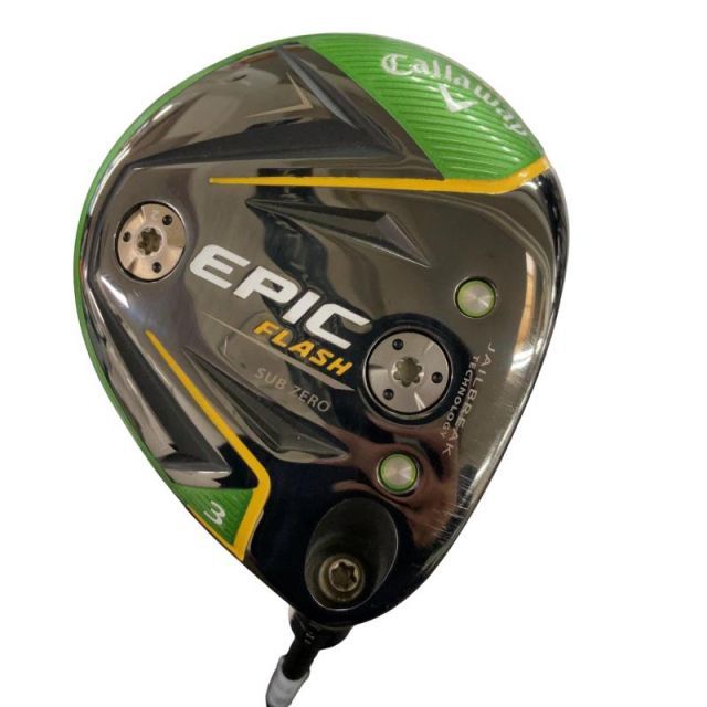 【中古】 キャロウェイ EPIC FLASH SUBZERO 3W USA フェアウェイウッド FW TENSEI AV BLUE 65 (フレックスS) メンズ 男性用 右利き 右用 Cランク ゴルフクラブ