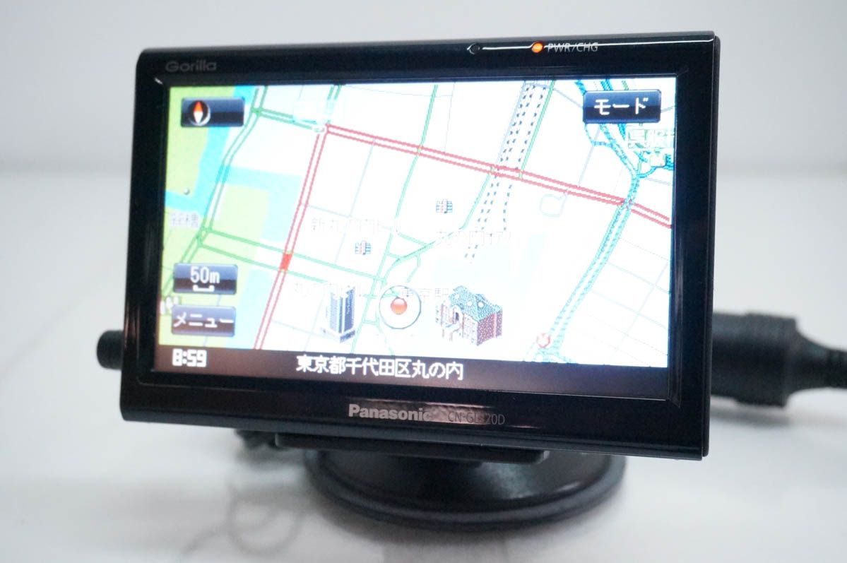 【中古】C Panasonicパナソニック ポータブル 4GB 5V型 SSDカーナビゲーション CN-GL320D 7,685円