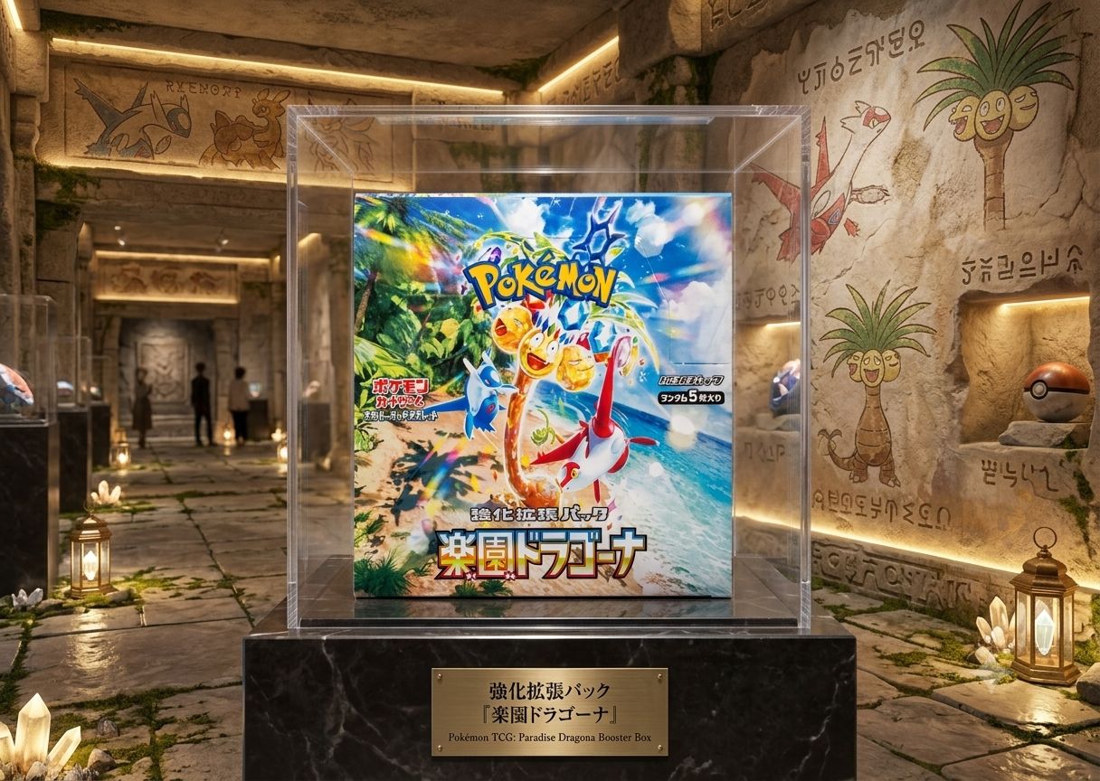 【新品・未開封】楽園ドラゴーナ　シュリンク付き　1ボックス ✓【新品未開封シュリンク付き】ポケモンカードゲーム 楽園ドラゴーナ