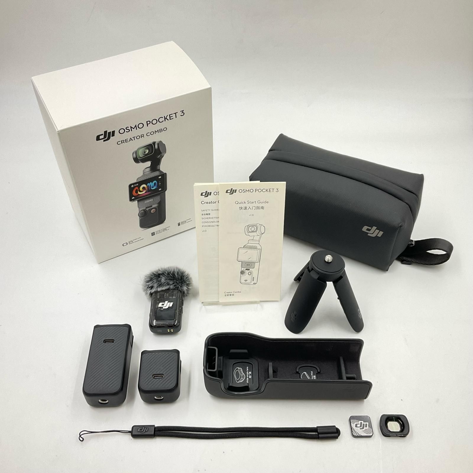 【全額返金保証】【最速発送】DJI OSMO POCKET 3 クリエイターコンボ 美品 動作確認済 全額返金保証】【最速発送】DJI OSMO POCKET 3 クリエイターコンボ 美