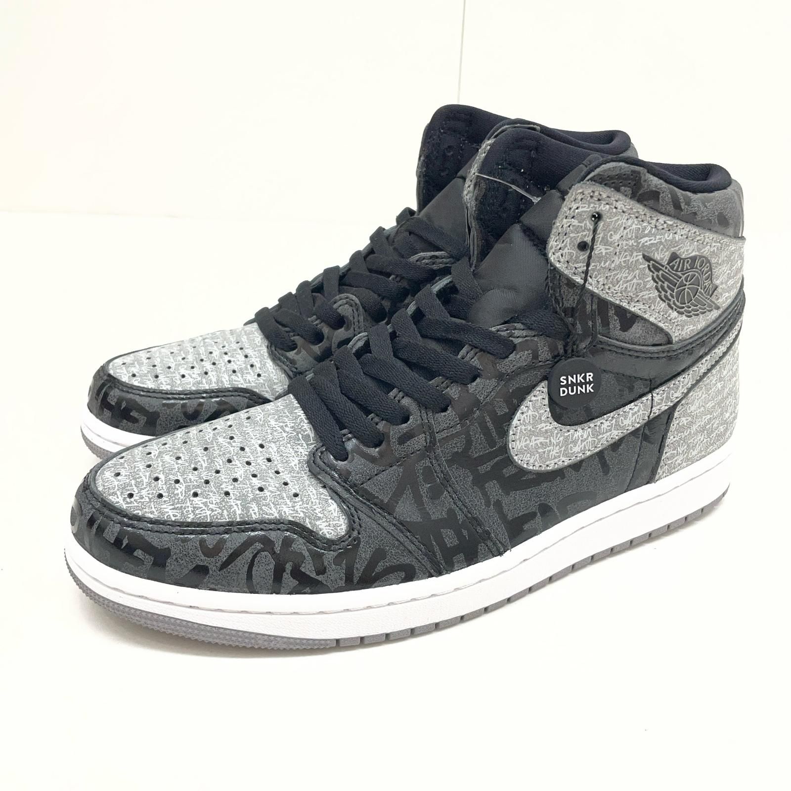 【尾張小牧店】 中古 NIKE | ナイキ スニーカー Air Jordan 1 High OG 555088-036 グレー 27cm 【126】