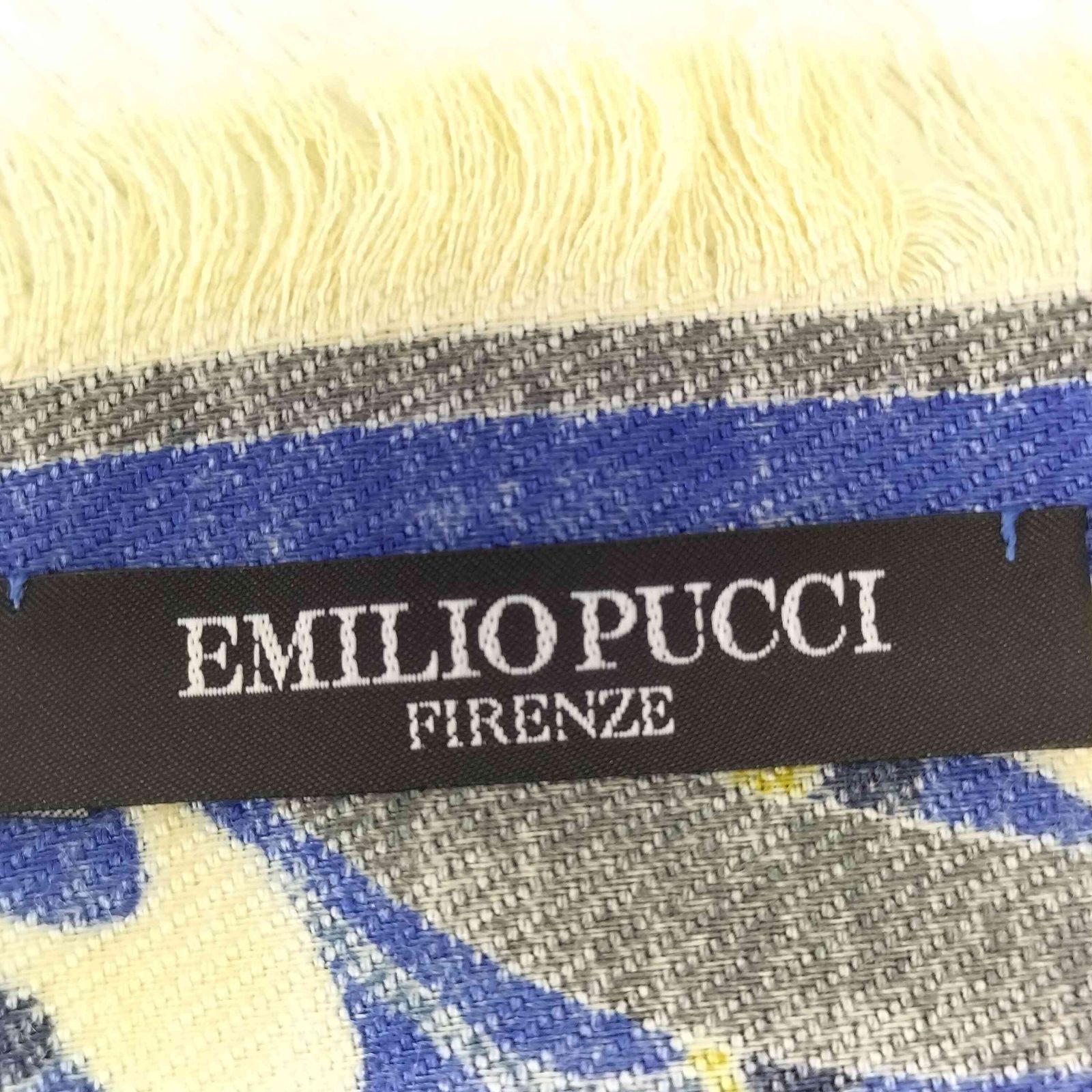 エミリオプッチ EMILIO PUCCI イタリア製 シルク ウール混 ビスコース