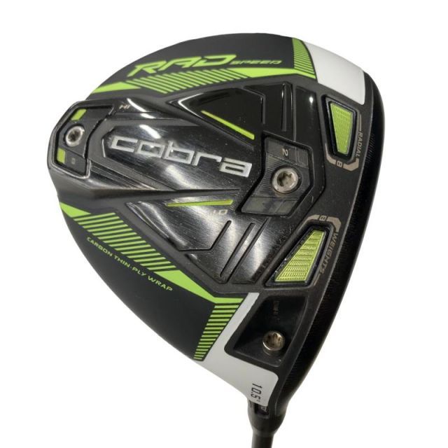 【中古】 コブラ KING RADSPEED 10.5°(イエロー) ドライバー DR Tour AD for RADSPEED(DR) (フレックスS) メンズ 男性用 右利き 右用 Cランク ゴルフクラブ