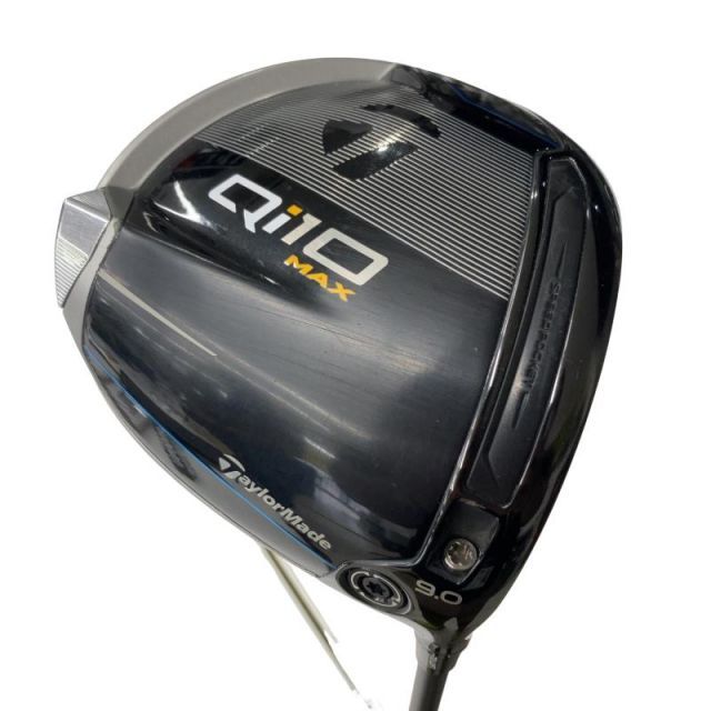 【中古】 テーラーメイド Qi10 MAX 9° ドライバー DR 純正特注シャフト (フレックスS) メンズ 男性用 右利き 右用 Cランク ゴルフクラブ