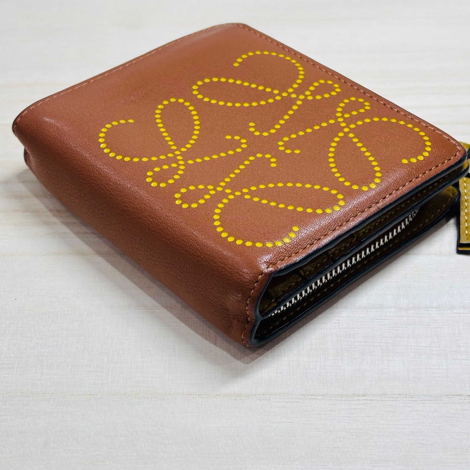 LOEWE ロエベ ブランド コンパクト ジップ ウォレット アナグラム 財布