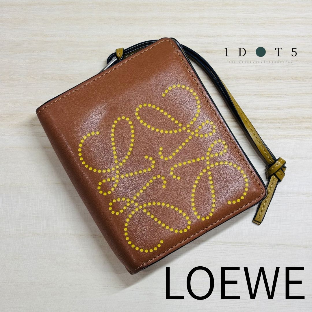 LOEWE ロエベ ブランド コンパクト ジップ ウォレット アナグラム 財布