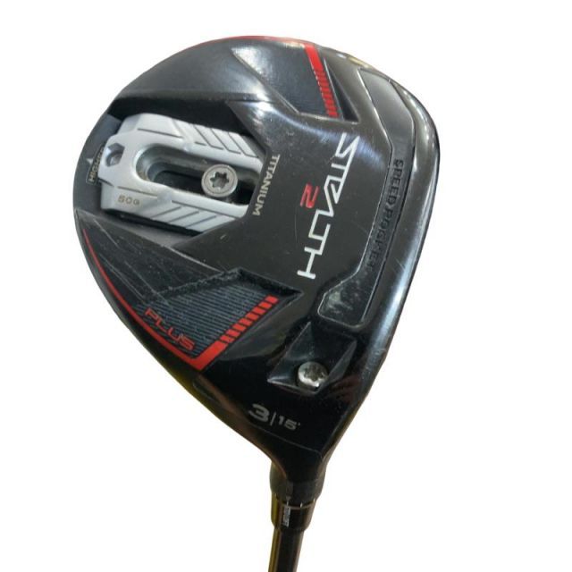 【中古】 テーラーメイド STEALTH2 PLUS 3W フェアウェイウッド FW Diamana TM50(FW) (フレックスS) メンズ 男性用 右利き 右用 Cランク ゴルフクラブ