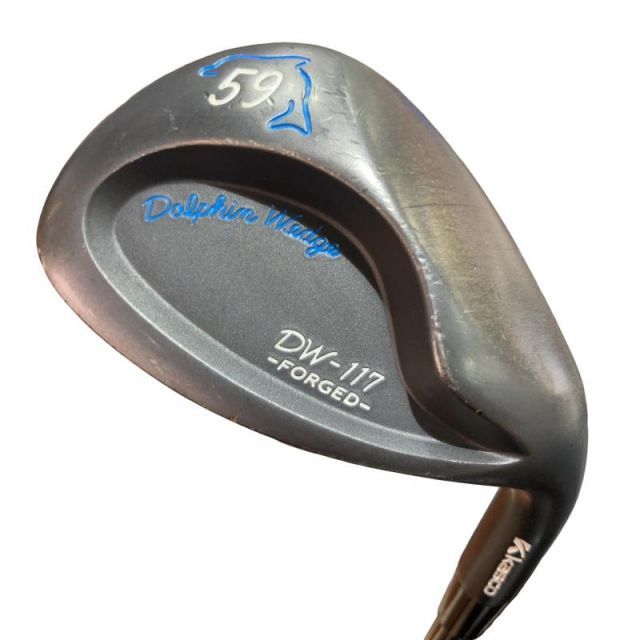 【中古】 キャスコ Dolphin wedge DW-117 FORGED 59° ウェッジ WG KBS TOUR 90 (フレックスS) メンズ 男性用 右利き 右用 Cランク ゴルフクラブ