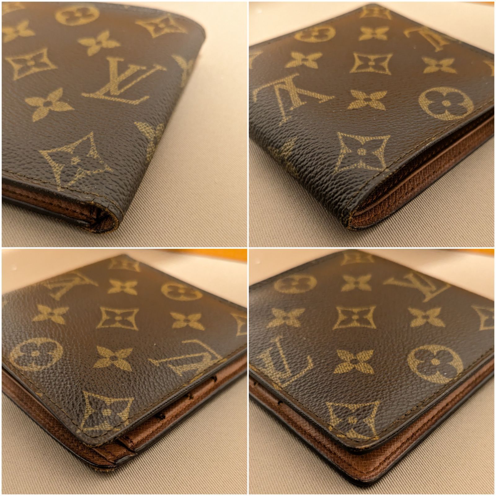 LOUIS VUITTON ルイ・ヴィトン 二つ折り財布 モノグラム ヴィンテージ