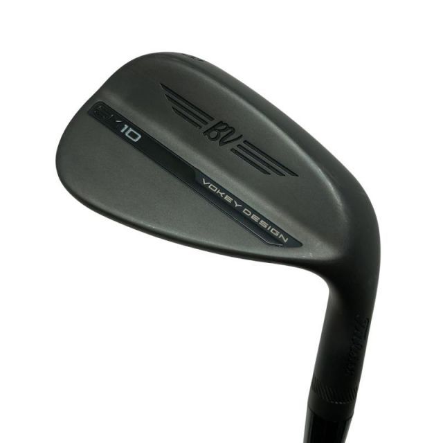 【中古】 タイトリスト VOKEY SPIN MILLED SM10 ジェットブラック 48°/10°F ウェッジ WG リシャフト (フレックスその他) メンズ 男性用 右利き 右用 Cランク ゴルフクラブ