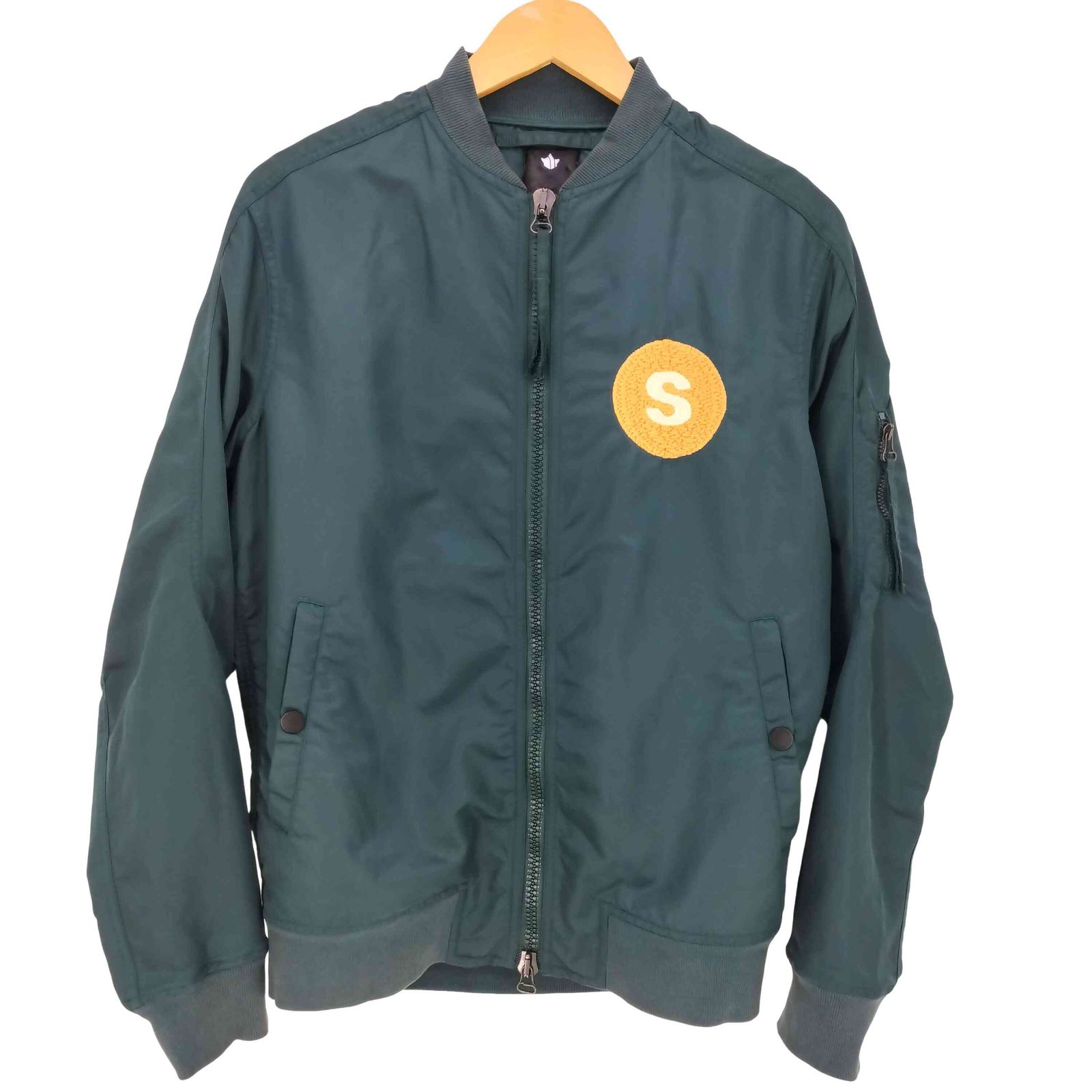 マハリシ MAHARISHI ロゴワッペン MA-1 フライトジャケット メンズ