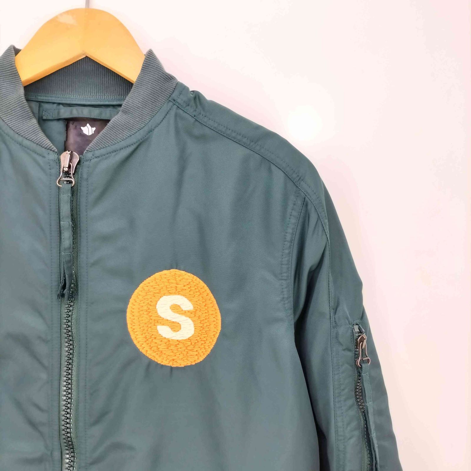 マハリシ MAHARISHI ロゴワッペン MA-1 フライトジャケット メンズ