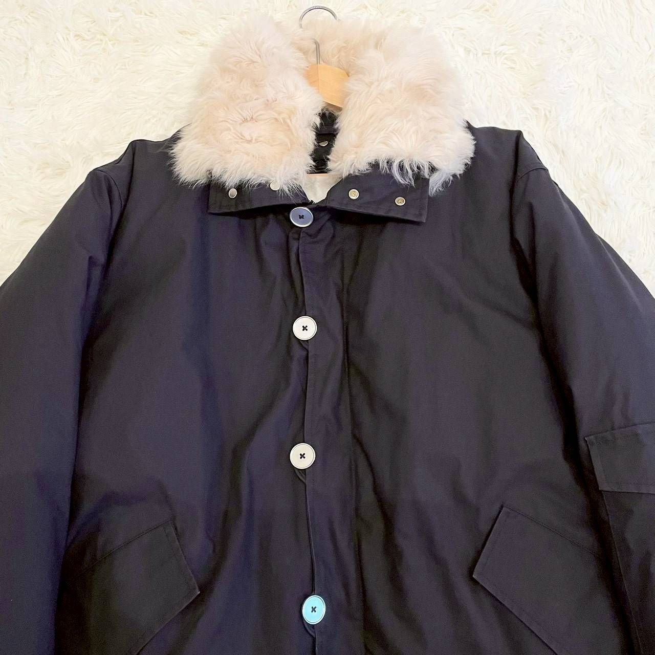 早*。様 JILSANDERダウンコート グレー 44S 未使用級 現行 ジルサンダープラス JIL SANDER ダウンコート ダウン